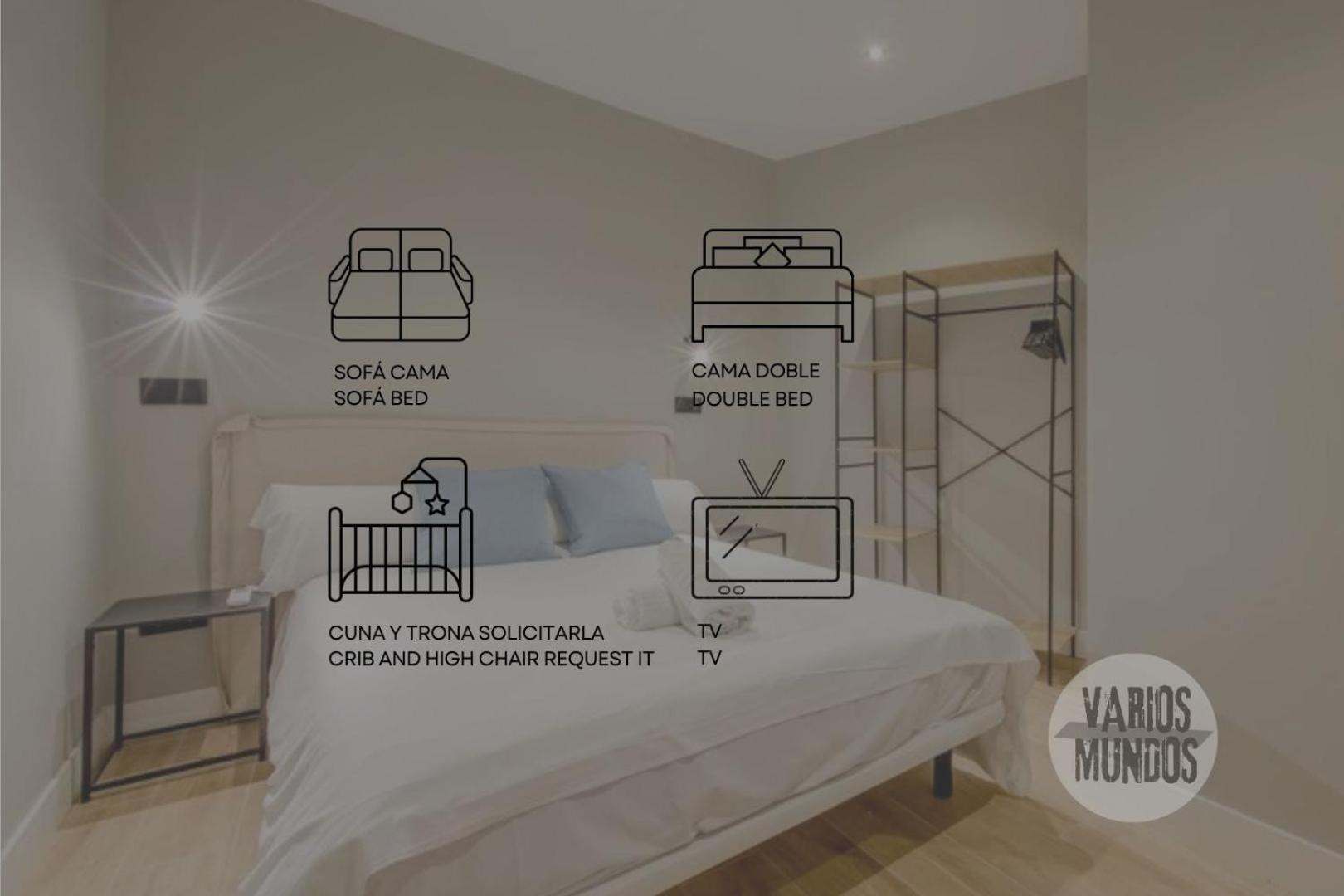 Urban And Central Apt 5Pax En Calle Silva-Gran Via E2 Madrid Eksteriør bilde